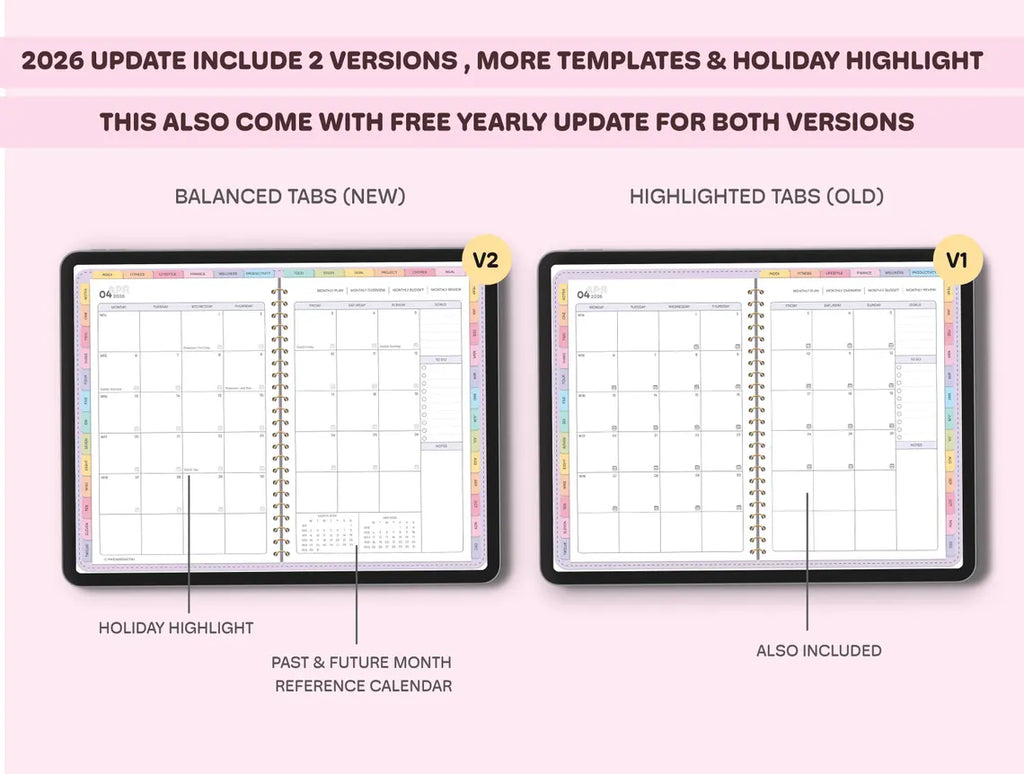 All-in-One Digital Planner (2026–2028 Included) | Phenix Digital