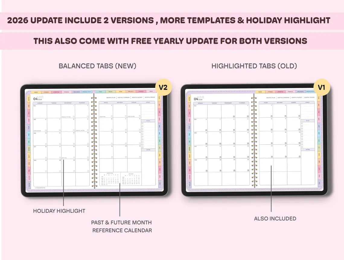 All-in-One Digital Planner (2026–2028 Included) | Phenix Digital